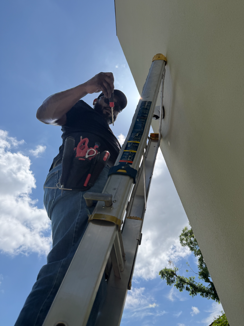 Professional security camera installation near Allen, TX